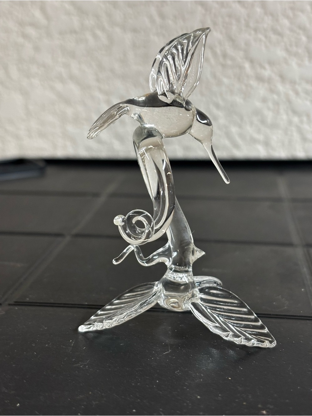 Swarovski Crystal Hummingbird on Flower